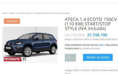Compra tu SEAT todo 100% ONLINE, Fecosauto SEAT Concesionario SEAT/Volkswagen, Mollet del Vallès, Barcelona, Ateca con descuento