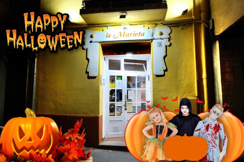Restaurant La Marieta, Mollet del Vallès,Barcelona, menú diario 10,60€, menú para grupos y carta selecta, Feliz Halloween