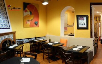 Restaurante La Marieta, íntimo y familiar, menú diario especial, aniversarios,cenas románticas, comuniones, bodas y celebraciones en Mollet del Vallès