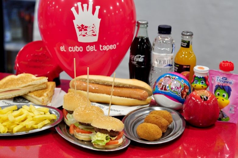Nuevas tapas de El cubo del tapeo, Menú infantil con fruta