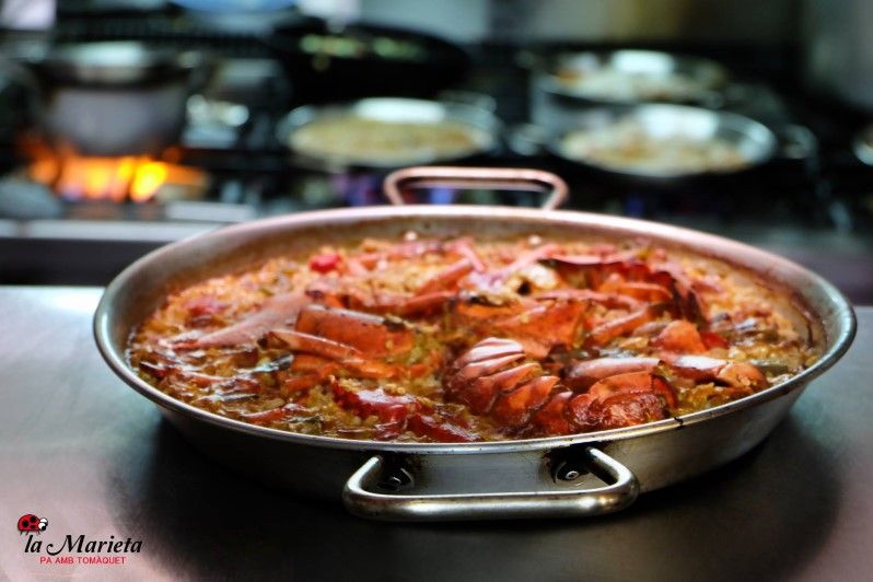 Restaurante La Marieta, Mollet del Vallès,Barcelona, tel. 93 593 31 83, menú especial sábados 23€