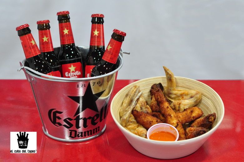 El cubo del tapeo, la mejores nuevas tapas, Mixto de Pollo en Mollet del Vallès, gran terraza de verano 2017, tel.930 16 13 54