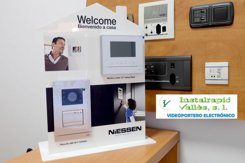 Instalrapid Vallès S.L.Mollet del Vallès, Barcelona, tel.935700906, vídeo porteros digitales ABB para comunidades vecinos.