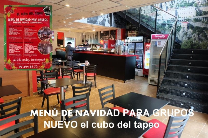 El cubo del tapeo, Mollet del Vallès, Barcelona, tapas Mollet, nuevo local, menú para grupos