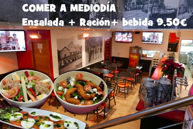 El cubo del tapeo, Mollet del Vallès, Barcelona, tapas Mollet, nuevo local, cubo de cerveza con tapas, rejos, bravas, pinchos