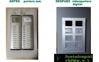 Instalrapid Vallès S.L.Mollet del Vallès, Barcelona, vídeo porteros digitales ABB Niessen, instalaciones profesionales