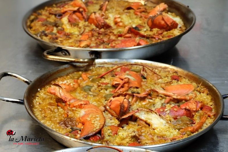 Restaurantes de Mollet del Vallès,La Marieta, Barcelona, paella mixta, menú del día, para cenar y disfrutar.