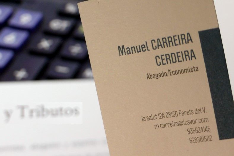 Manuel Carreira, abogado y economista,Derecho fiscal en Parets del Vallès,Barcelona