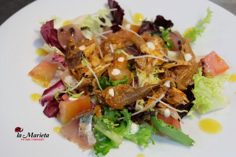 Para disfrutar un menú diario en Mollet del Vallès,Barcelona, restaurant la Marieta