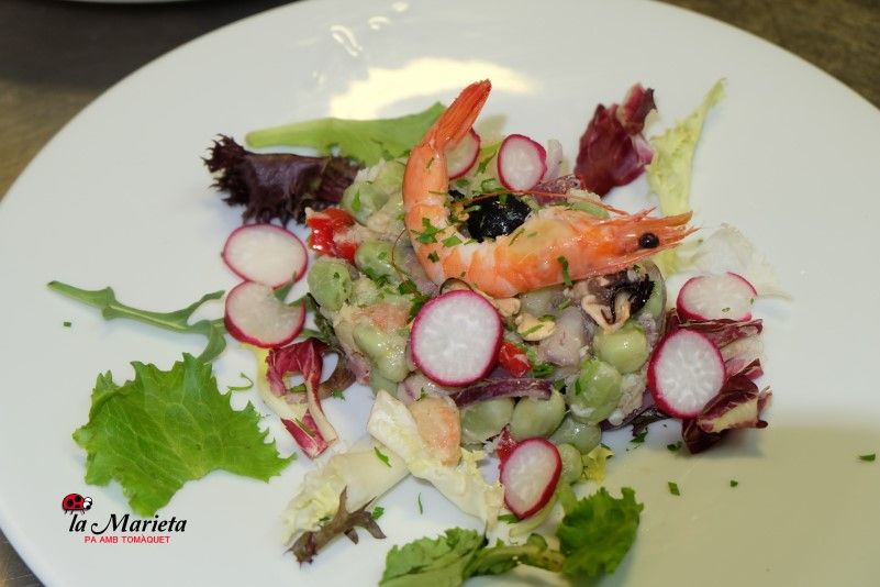 Menú diario La Marieta de Mollet, restaurante íntimo y acogedor, cocina tradicional.