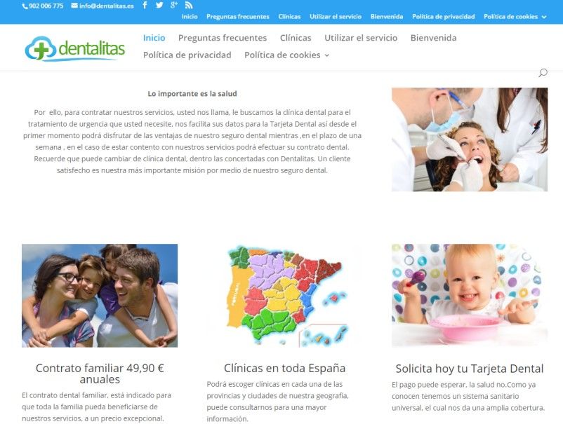 Los mejores seguros dentales completos Dentalitas para toda la familia