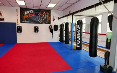 Nueva Escuela de Artes Marciales en Mollet Ares Arena, en tatami de Gimnàs Pantiquet