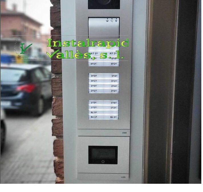 Videoportero ABB oficial instalador Mollet Instalrapid Vallès, Barcelona